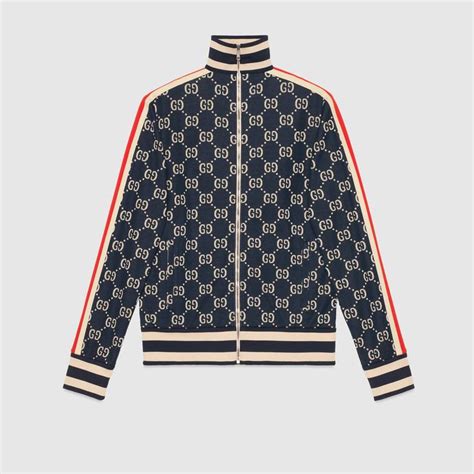 gucci tracksuit jacquard|Gucci gg jacquard tracksuit.